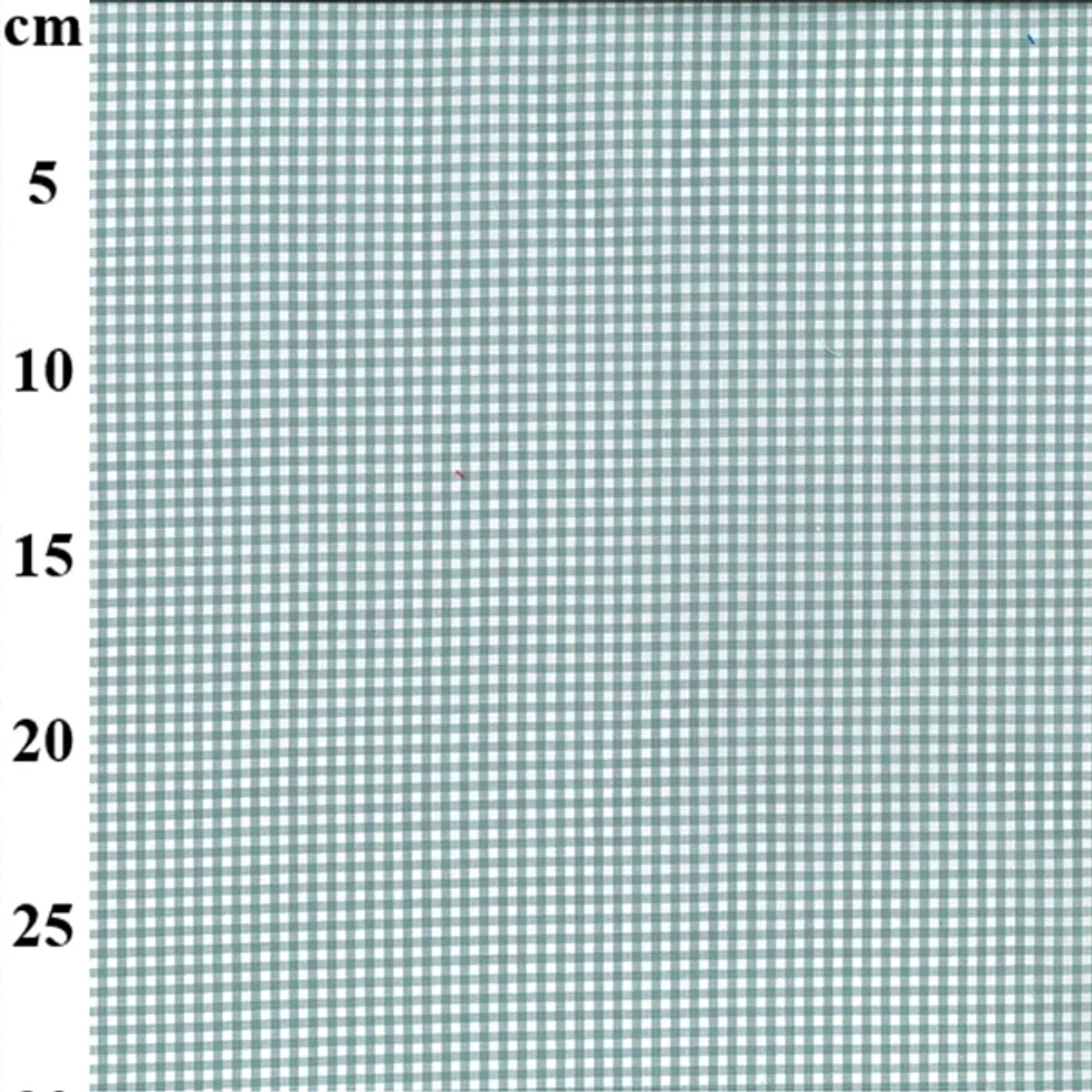 Gingham  3 mm rutet gråblå-hvit rutevev kjøkkenruter