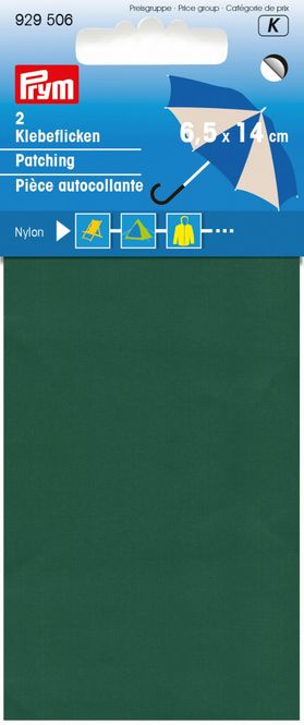 Hovedbilde Selvklebende lappelapp Prym 506 mørkegrønn 