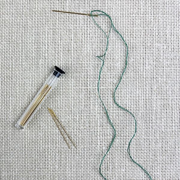 Hovedbilde Broderinål Gull-nålen No 28 uten spiss Permin - ...