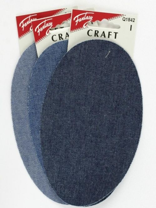 Hovedbilde Denim lappelapp mørkeblå reparasjonslapp jeans / ...