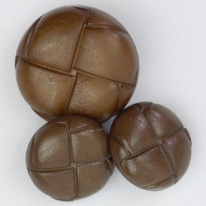 Hovedbilde Lærknapp flette cognac lærimitasjon UTG. -  knute ...