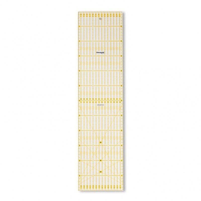 Quiltelinjal 60x15cm metrisk mål skjærelinjal
