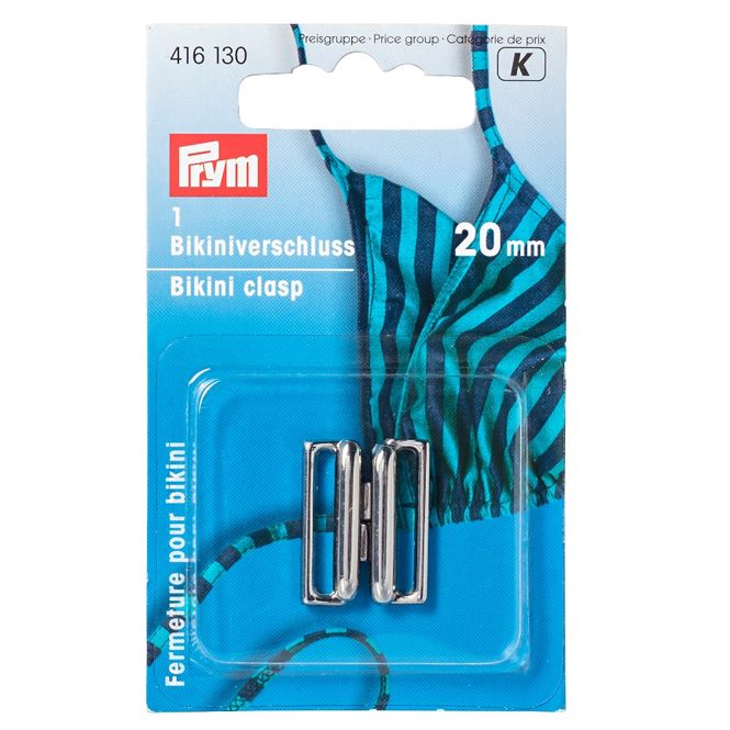 Hovedbilde Bikinihekte blank 20 mm