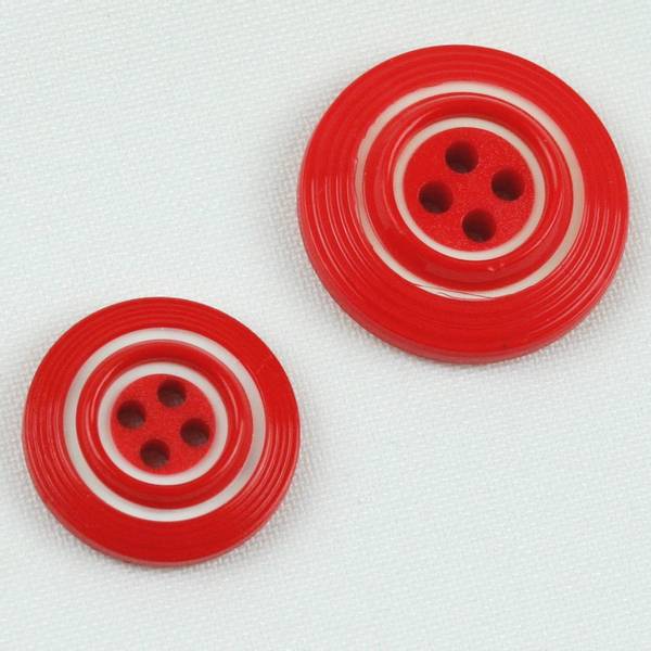 Hovedbilde Knapp rød/hvit 19 og 23 mm