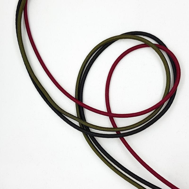 Rundstrikk 3 mm strikksnor - flere farger metervare