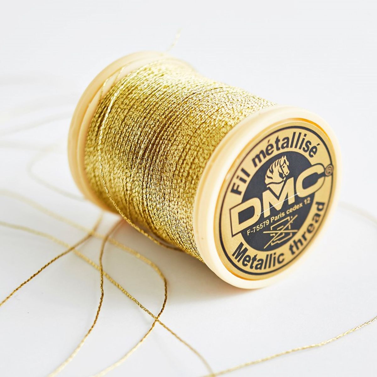 DMC Metallisk broderitråd - gull og sølv
