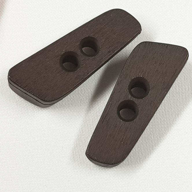 Hovedbilde Knapp trebit brun 40 mm duffelcoat kåpeknapp