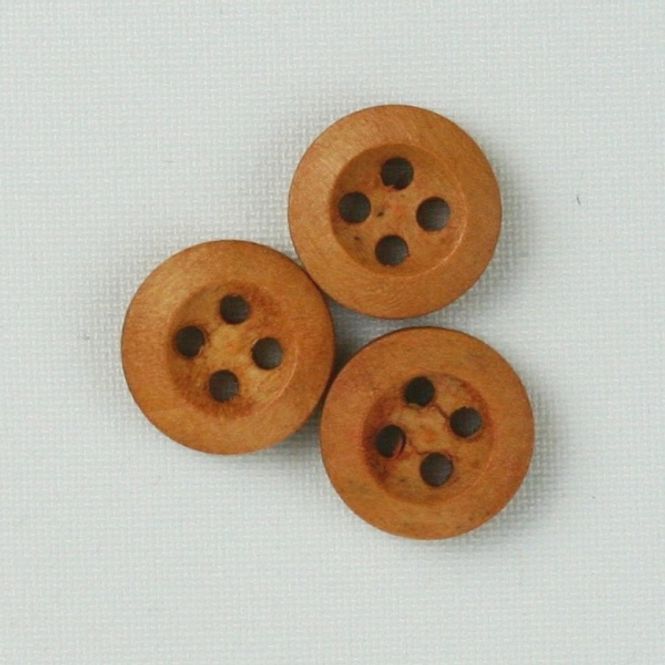 Hovedbilde Treknapp lys cognac 14 mm