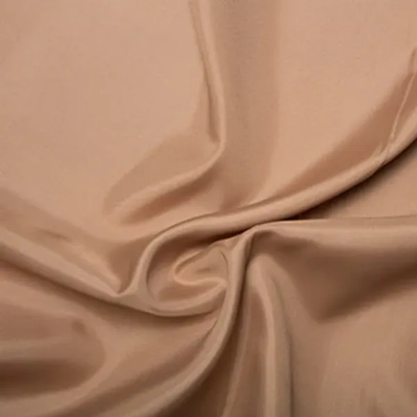 Hovedbilde Forstoff Monaco ensfarget Kamel polyester mørk, ...