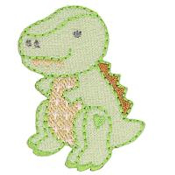 Hovedbilde Strykemerke baby Dino symerke