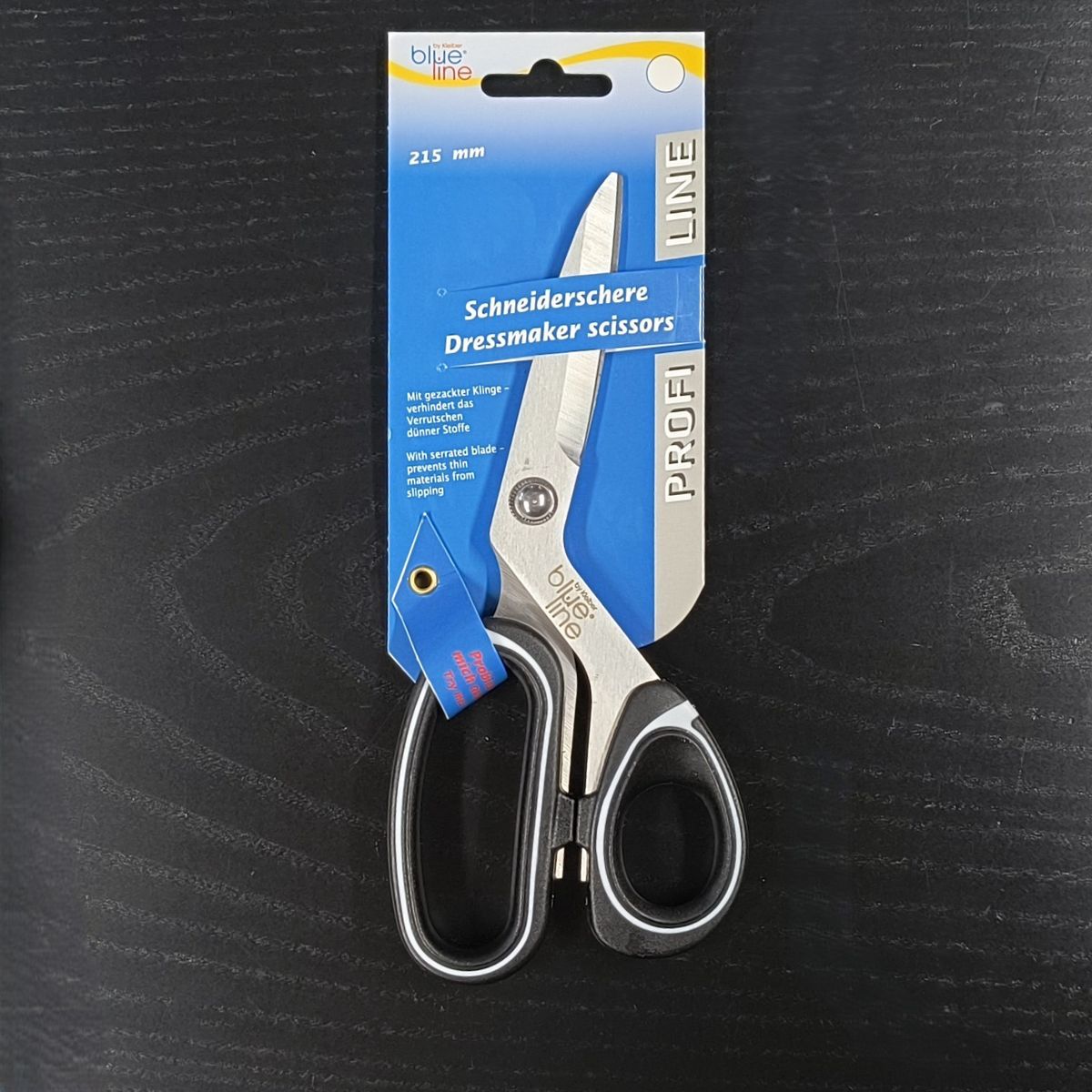 Skreddersaks Blue line kort 21,5 cm