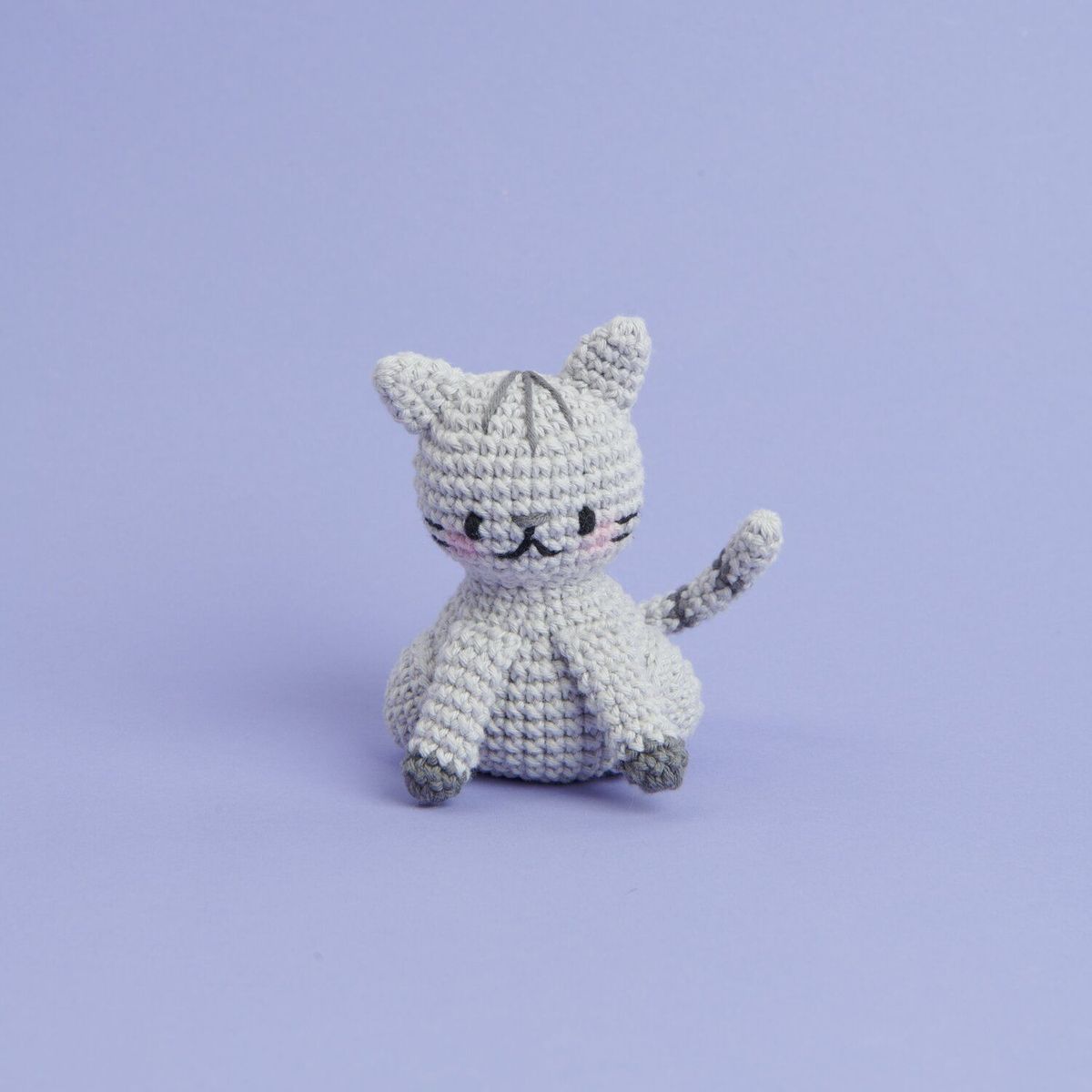 Ricorumi mini heklepakke katten Gråpus
