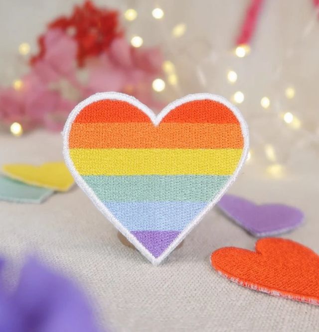 Hovedbilde Strykemerke PRYD Pridehjerte 