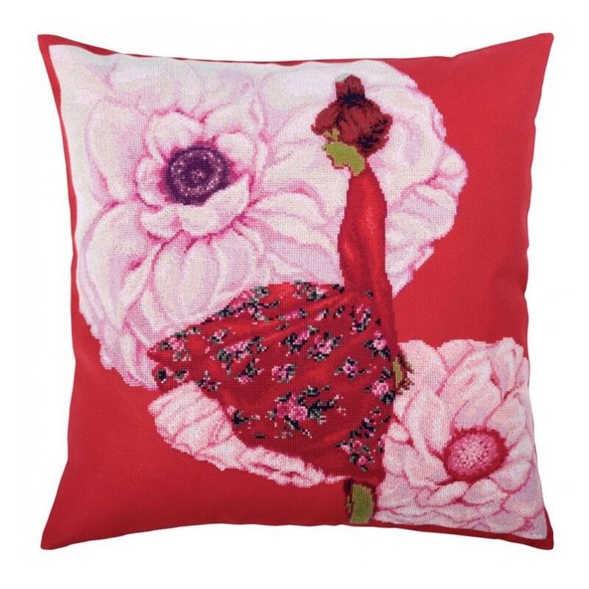 Pute Frk. Stilk  40 x 40 cm - broderipakke 