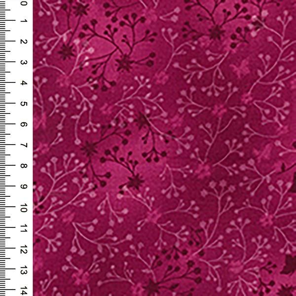 Hovedbilde Vims burgunder quiltestoff