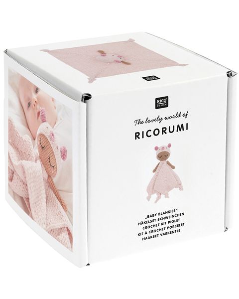 Hovedbilde Ricorumi sutteklut Grisungen heklepakke babyteppe ...