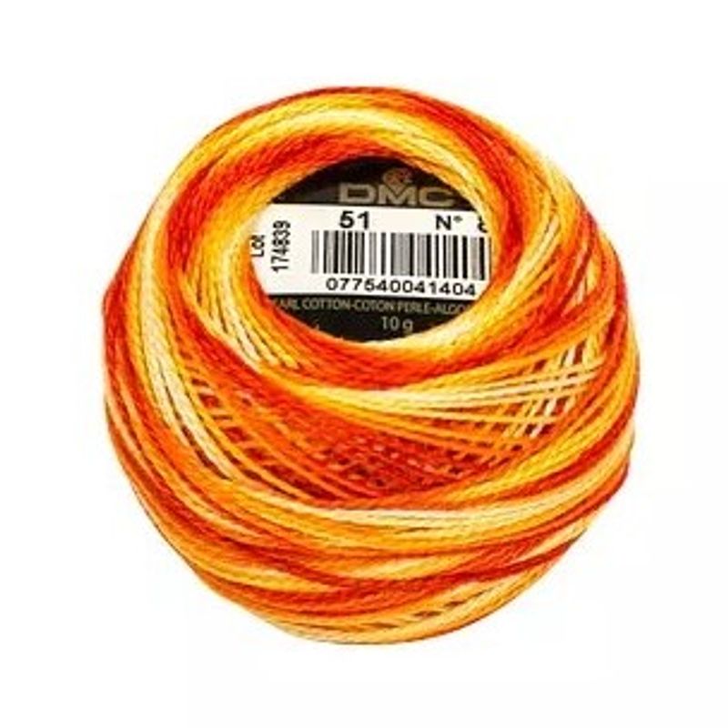 Perlegarn No.  8 DMC 116 Flammegarn Pearl cotton broderigarn