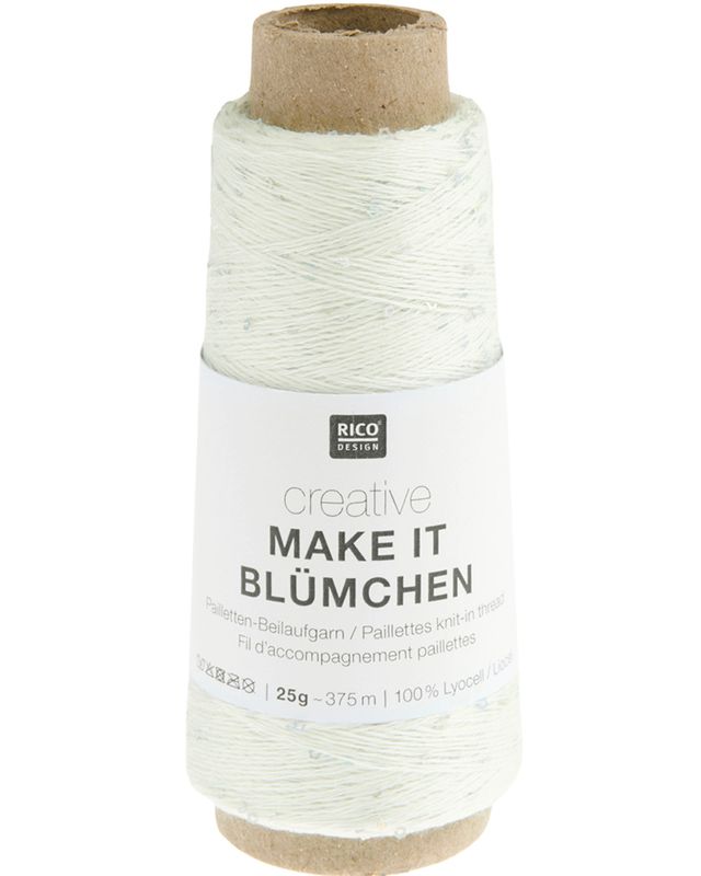 Creative Make It Blümchen - paljett følgetråd 375 m