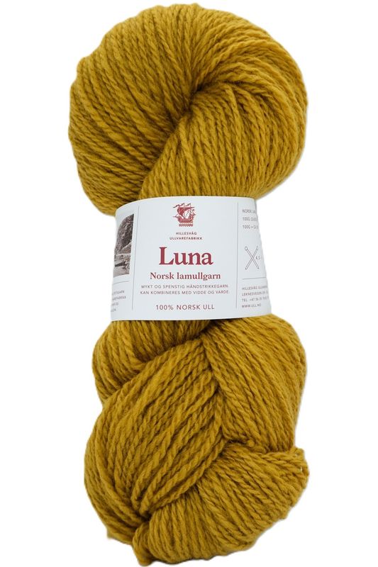 Luna - Norsk lamullsgarn 100 g Hillesvåg Fabrikker
