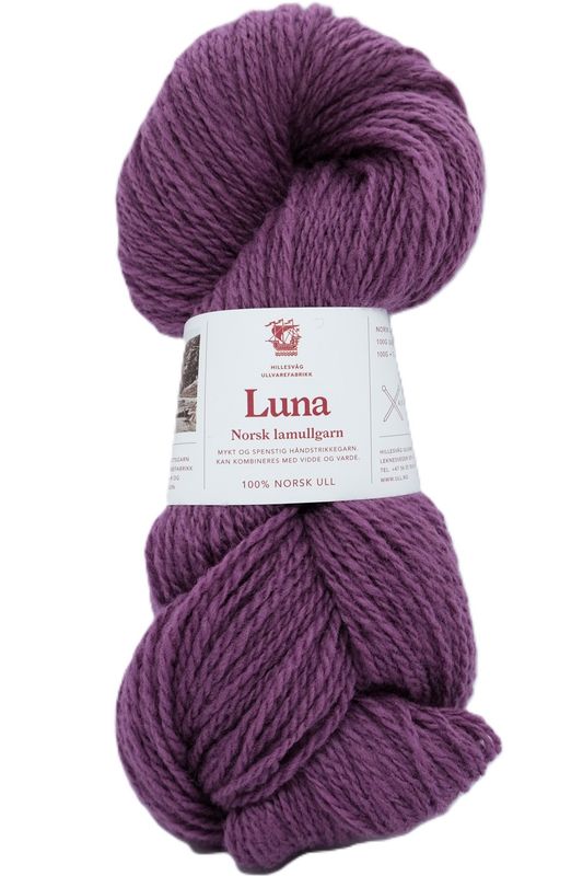 Luna - Norsk lamullsgarn 100 g Hillesvåg Fabrikker