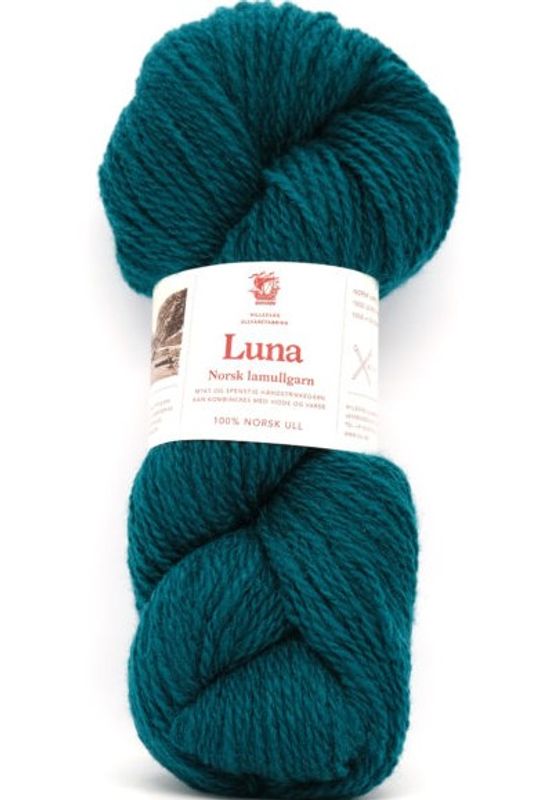 Luna - Norsk lamullsgarn 100 g Hillesvåg Fabrikker