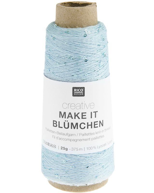 Creative Make It Blümchen - paljett følgetråd 375 m