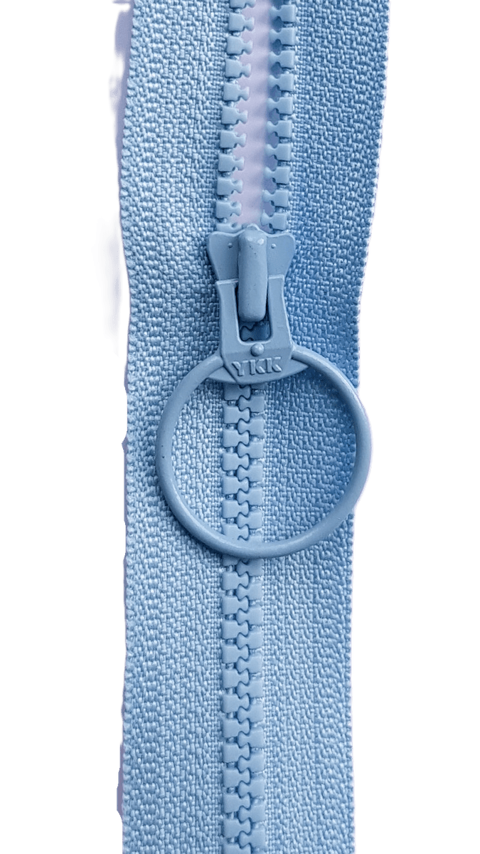 Jakkeglidelås 4 mm nylon delbar glidelås med ring