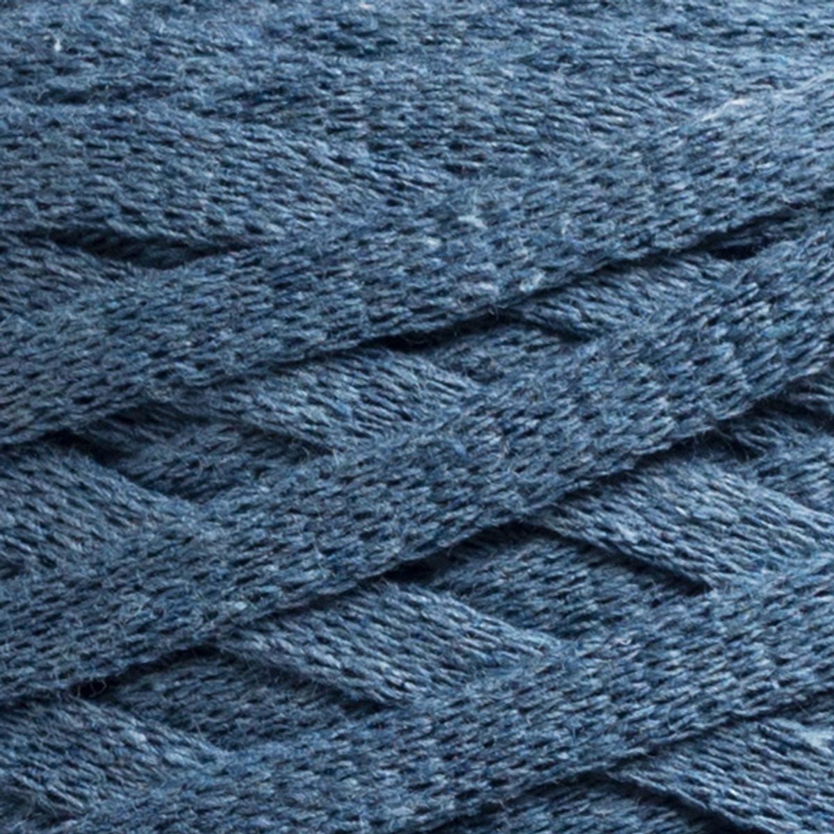 Ribbon resirkulert bomull båndgarn 250 g Svarta Fåret