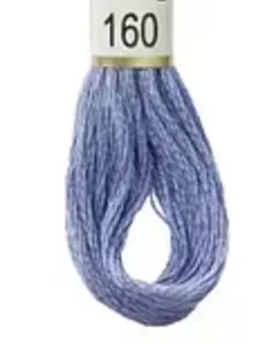 DMC Mouline No. 117 ensfarget brodergarn bomull