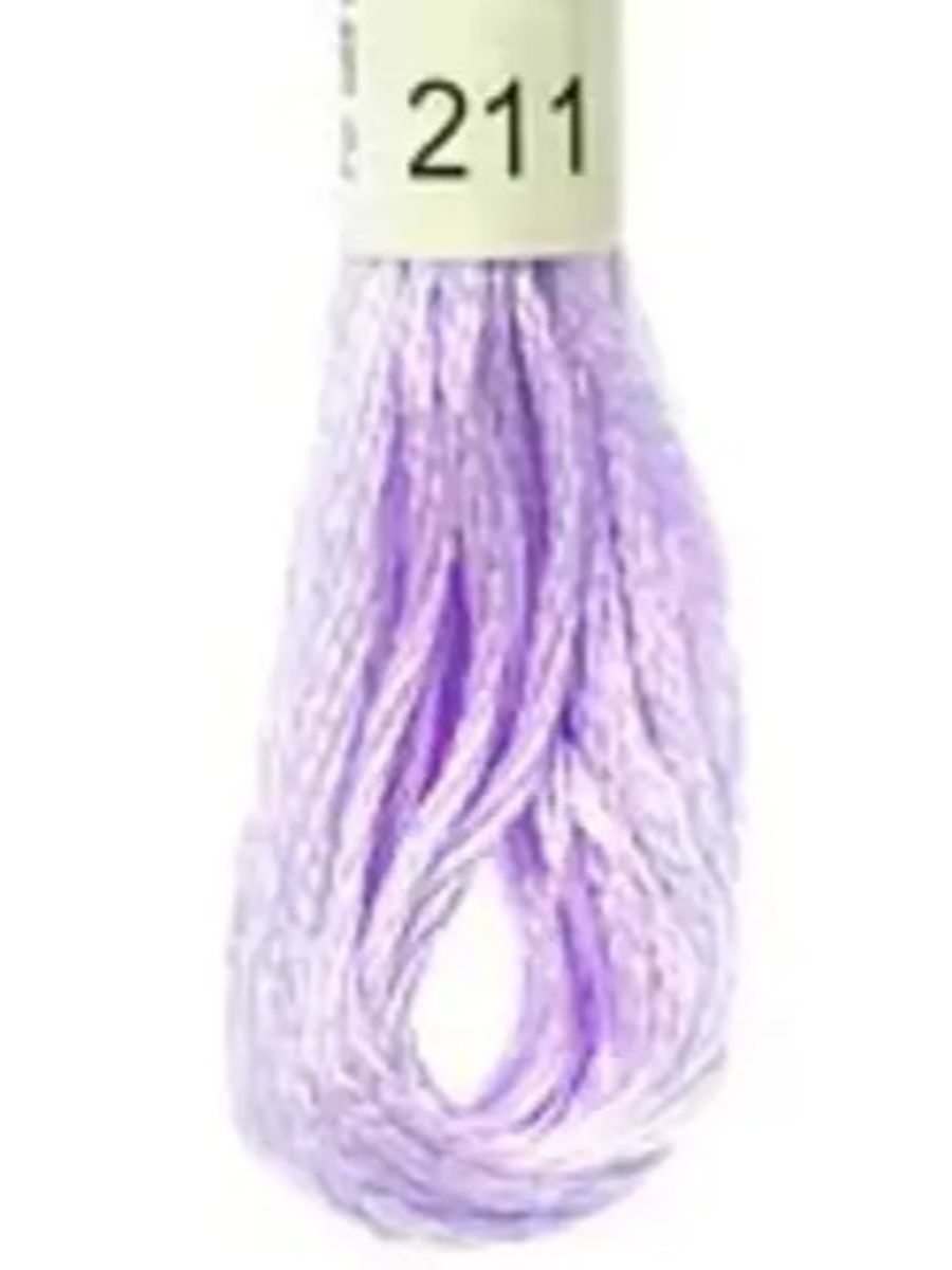 DMC Mouline No. 117 ensfarget brodergarn bomull