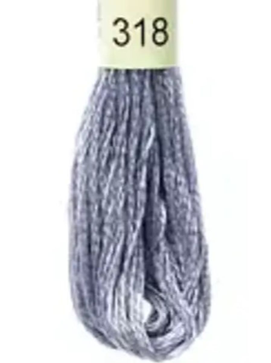 DMC Mouline No. 117 ensfarget brodergarn bomull