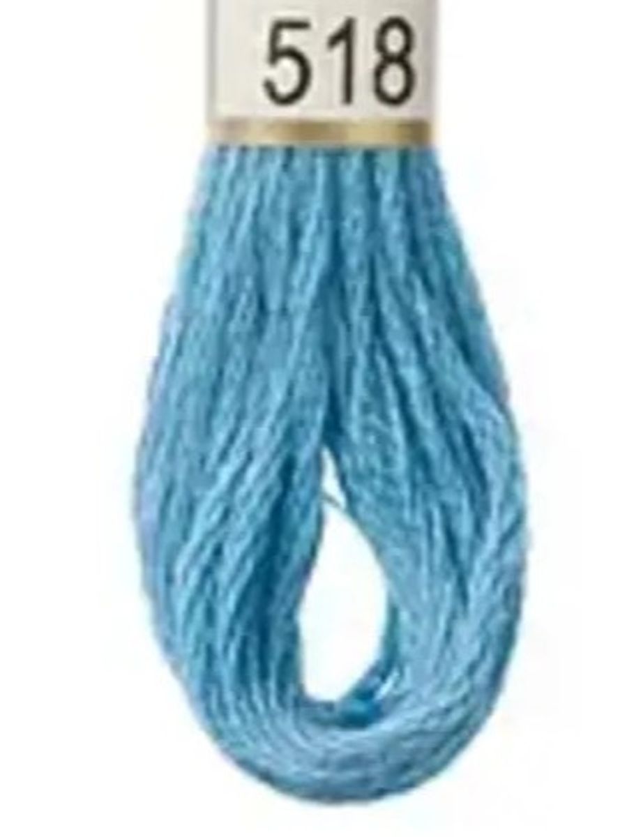 DMC Mouline No. 117 ensfarget brodergarn bomull