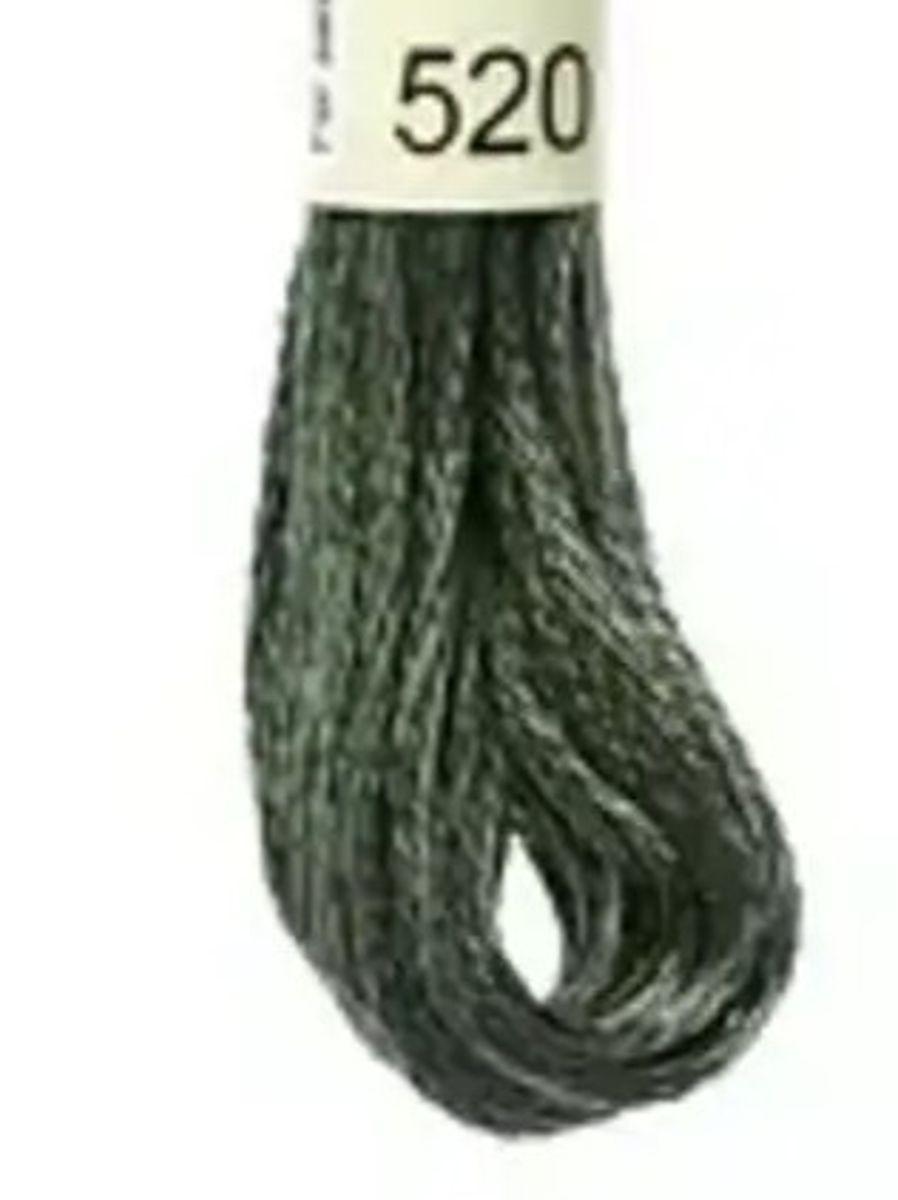 DMC Mouline No. 117 ensfarget brodergarn bomull