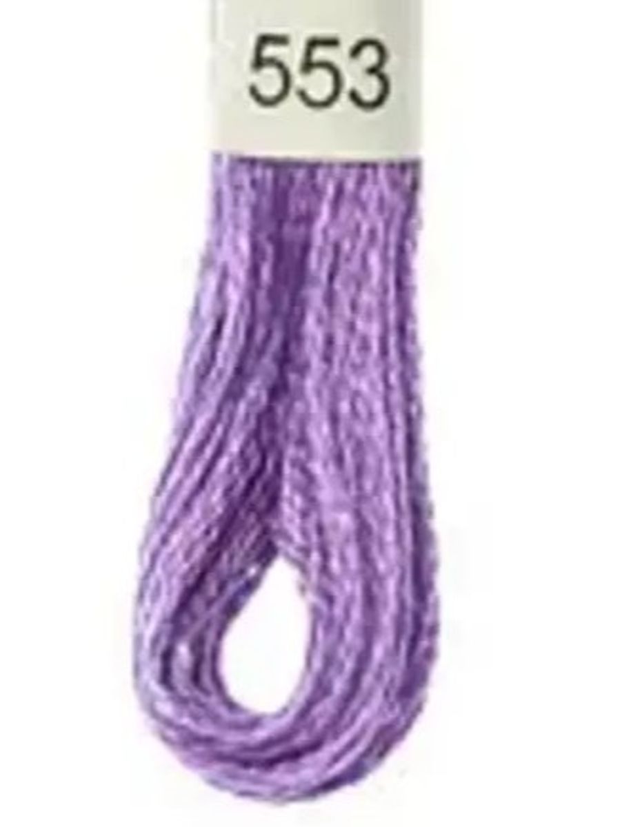 DMC Mouline No. 117 ensfarget brodergarn bomull