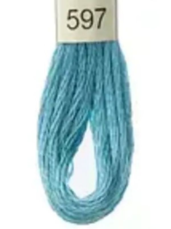 DMC Mouline No. 117 ensfarget brodergarn bomull