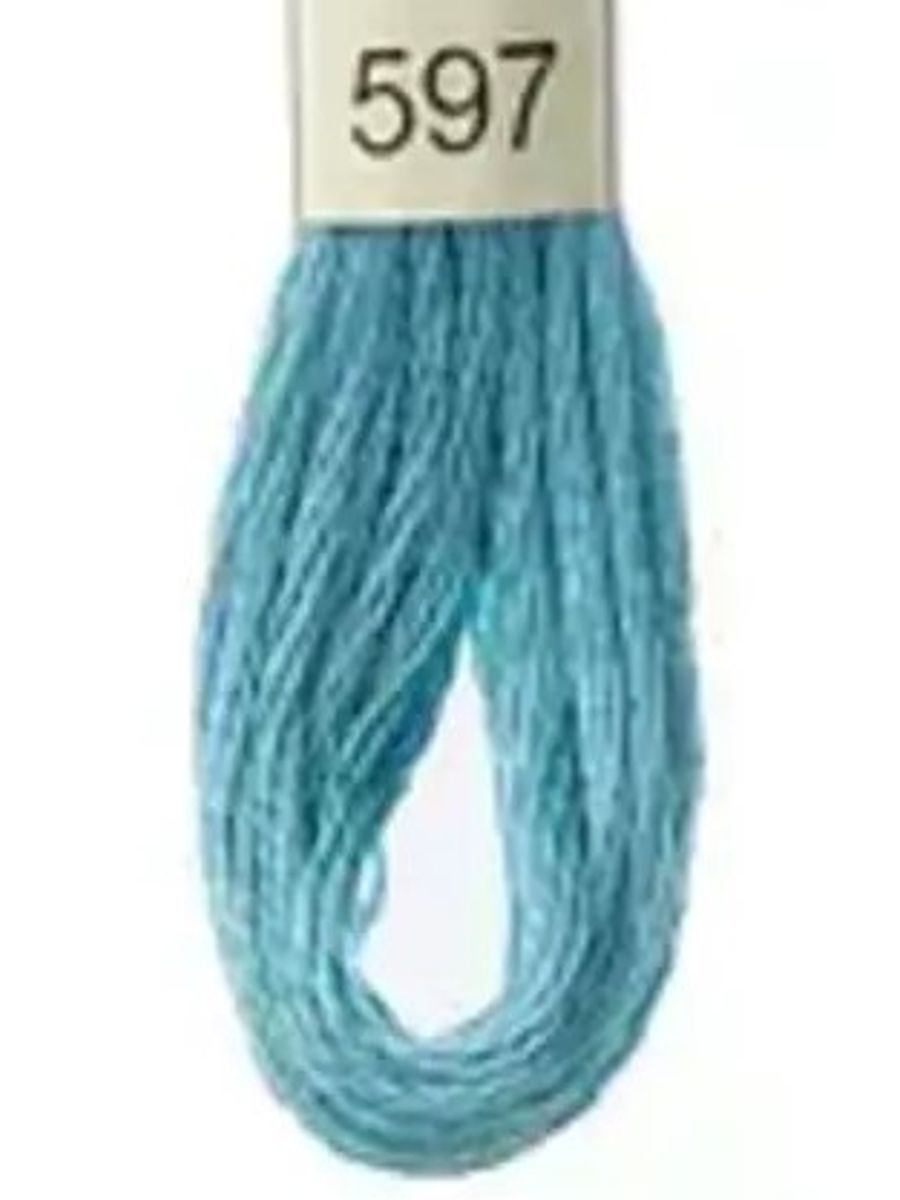 DMC Mouline No. 117 ensfarget brodergarn bomull