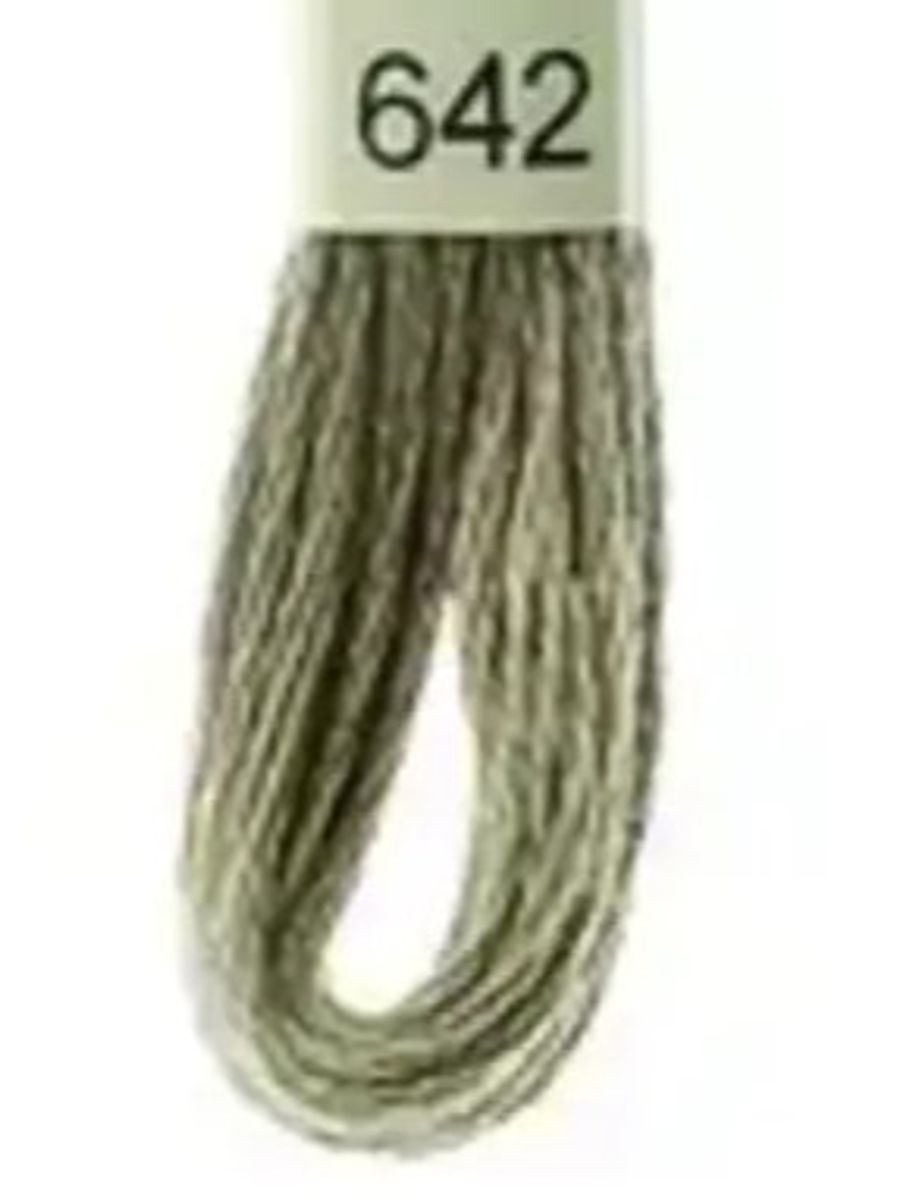 DMC Mouline No. 117 ensfarget brodergarn bomull