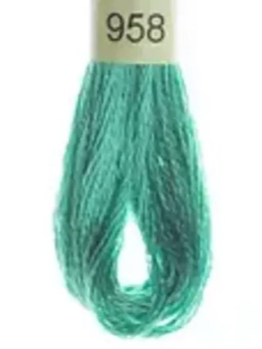 DMC Mouline No. 117 ensfarget brodergarn bomull