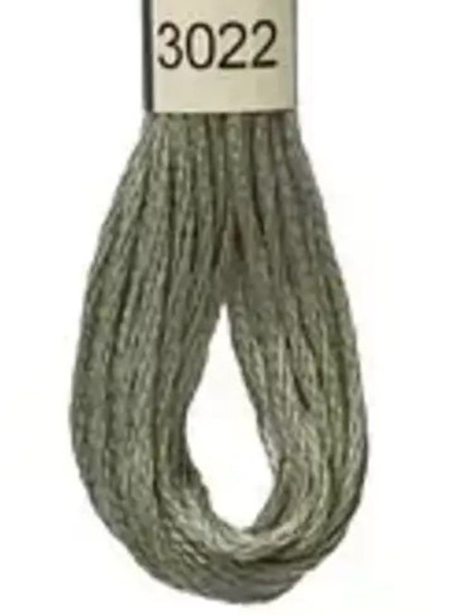 DMC Mouline No. 117 ensfarget brodergarn bomull