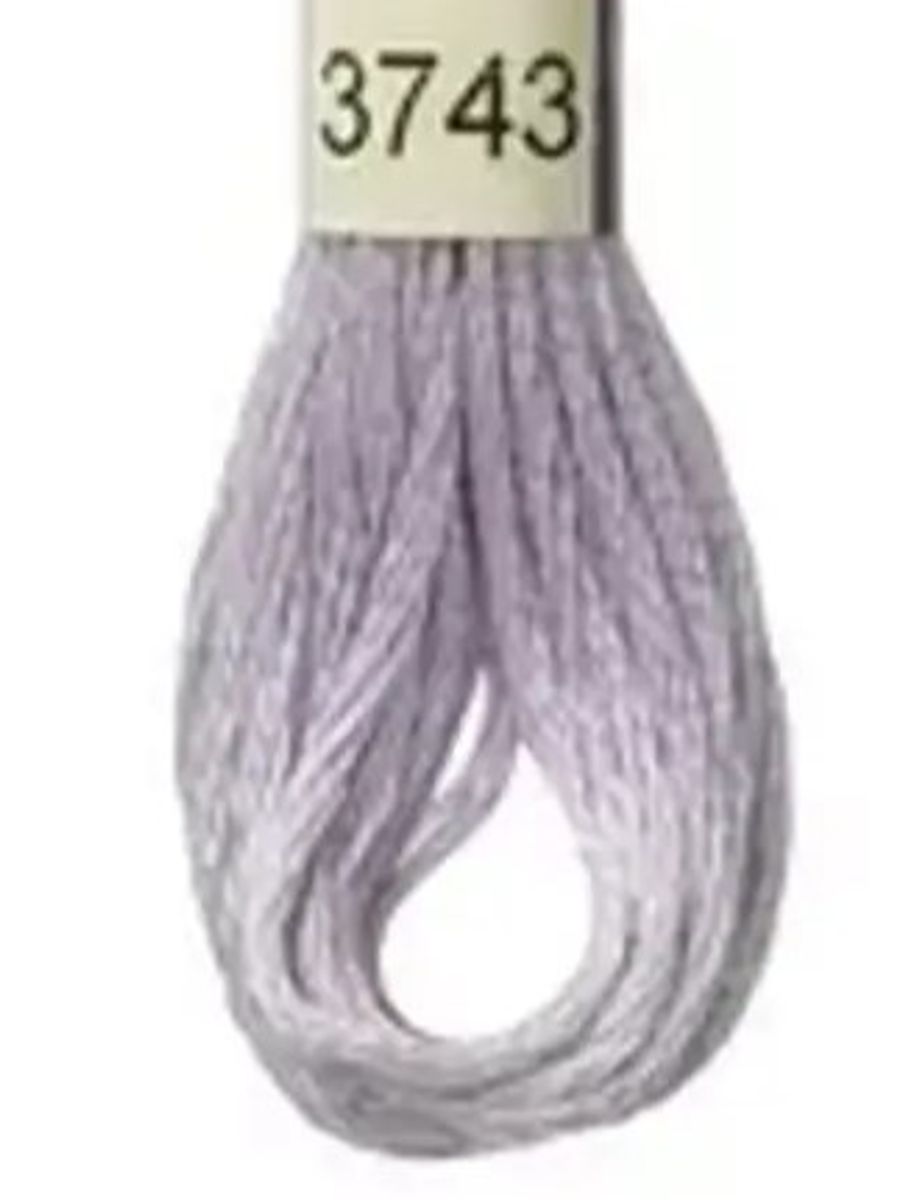 DMC Mouline No. 117 ensfarget brodergarn bomull
