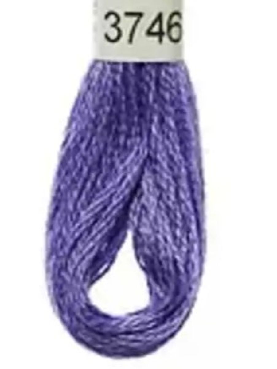 DMC Mouline No. 117 ensfarget brodergarn bomull