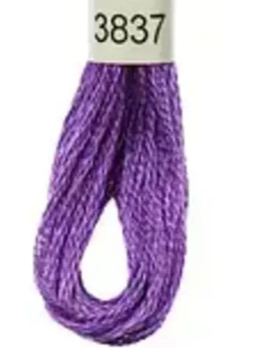 DMC Mouline No. 117 ensfarget brodergarn bomull