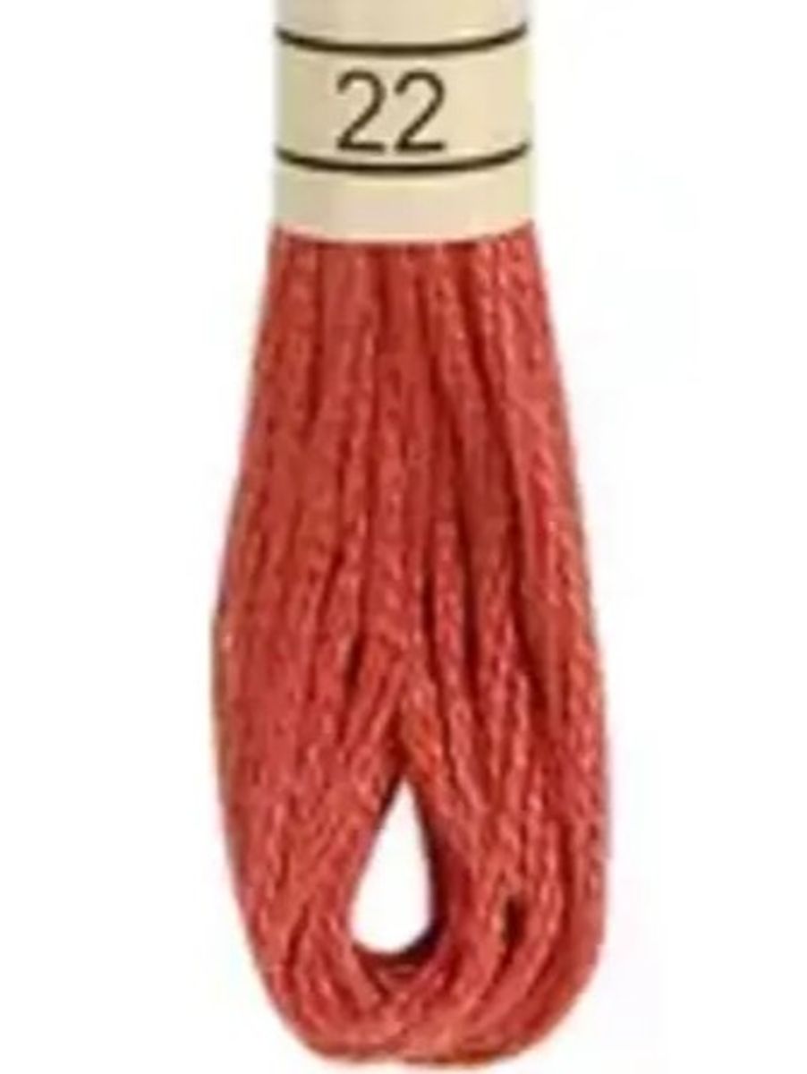 DMC Mouline No. 117 ensfarget brodergarn bomull