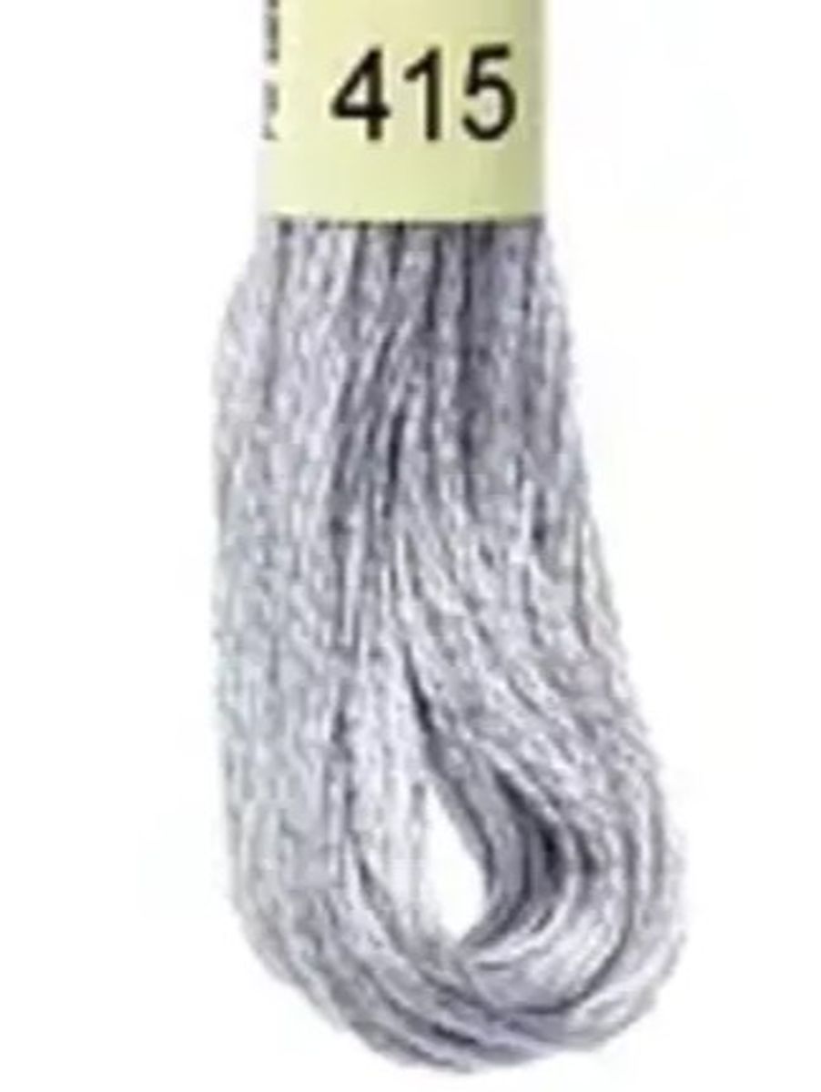 DMC Mouline No. 117 ensfarget brodergarn bomull