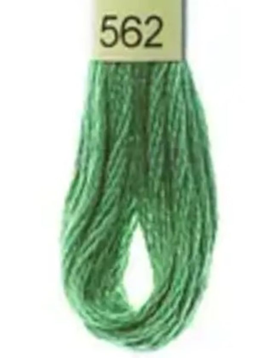 DMC Mouline No. 117 ensfarget brodergarn bomull