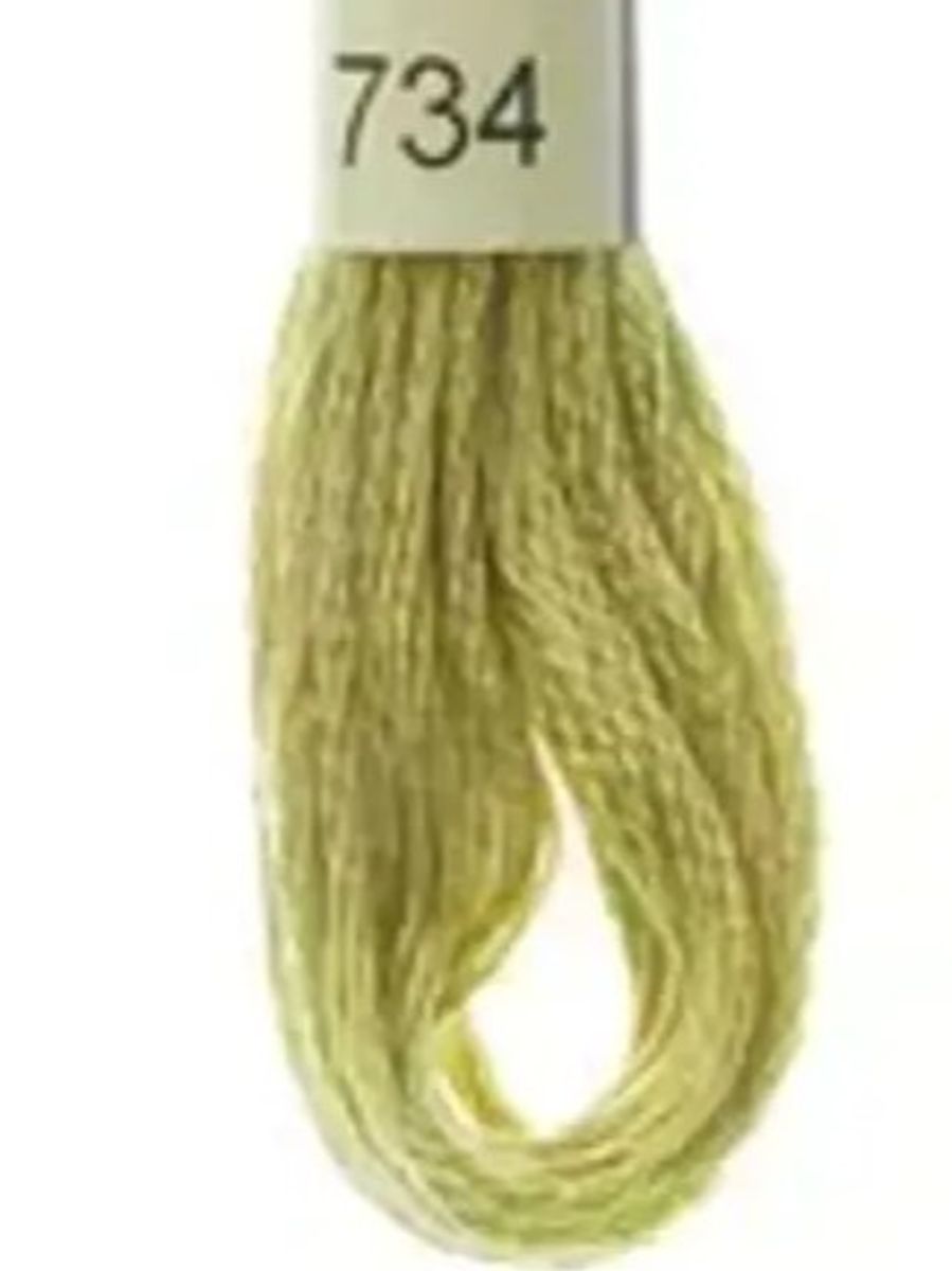 DMC Mouline No. 117 ensfarget brodergarn bomull