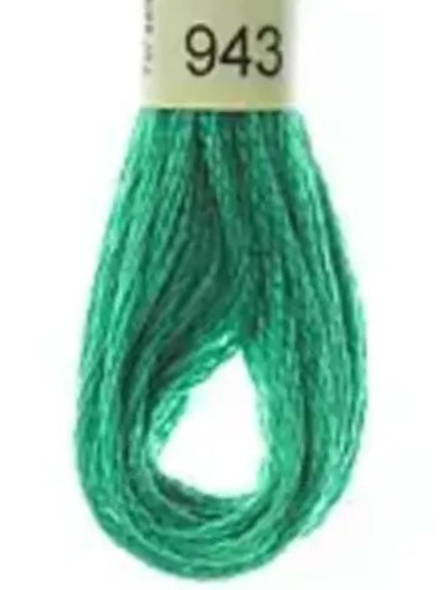 DMC Mouline No. 117 ensfarget brodergarn bomull