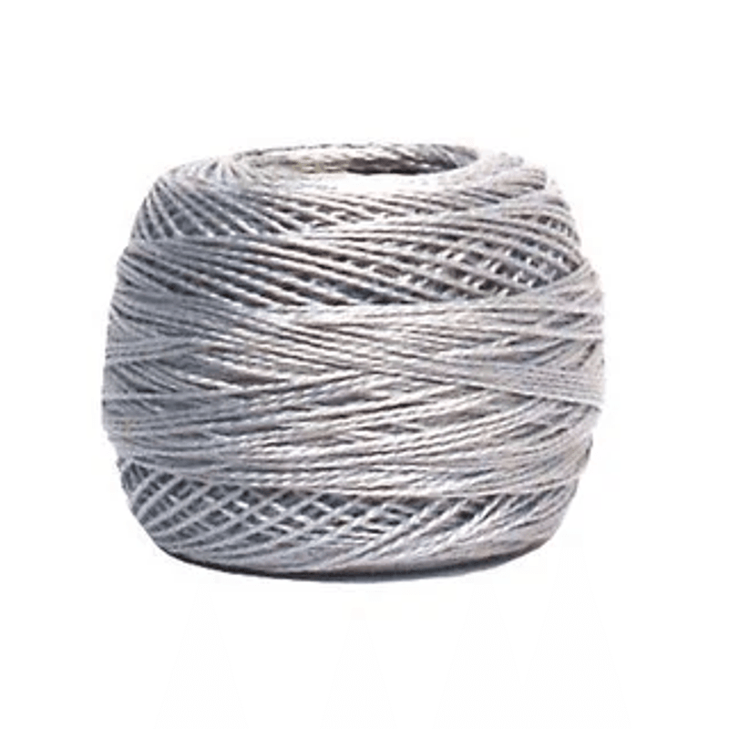 Perlegarn No.  8 DMC 116 Ensfarget bomull - Pearl cotton