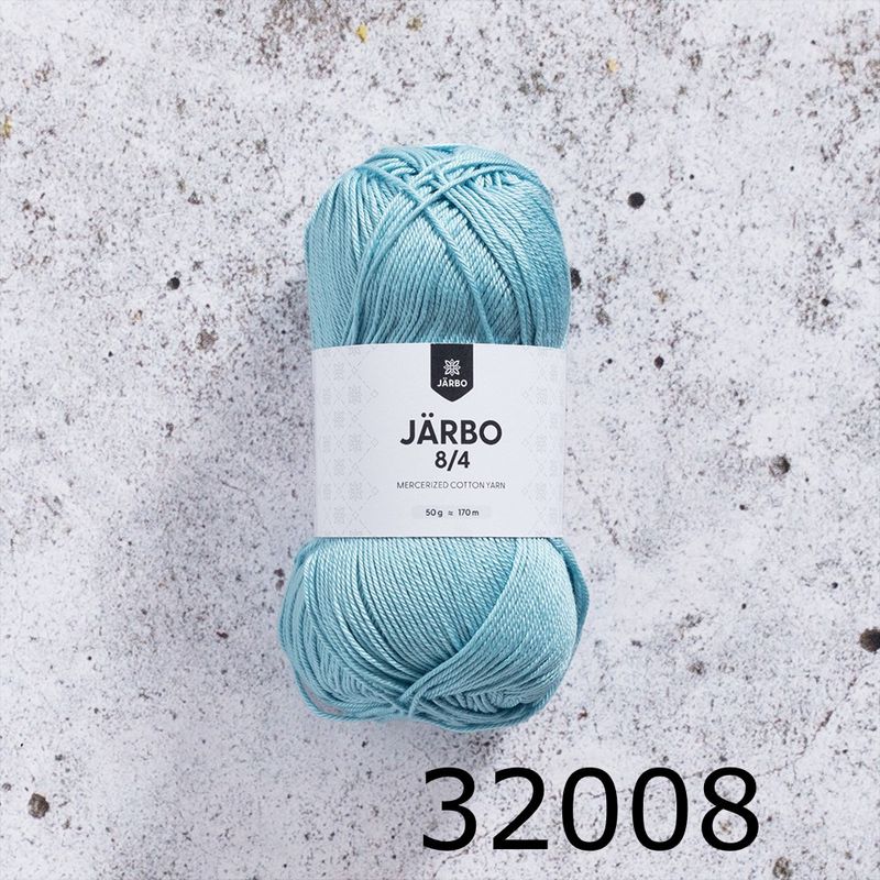 Järbo 8/4 bomullsgarn 50 gram - flere farger
