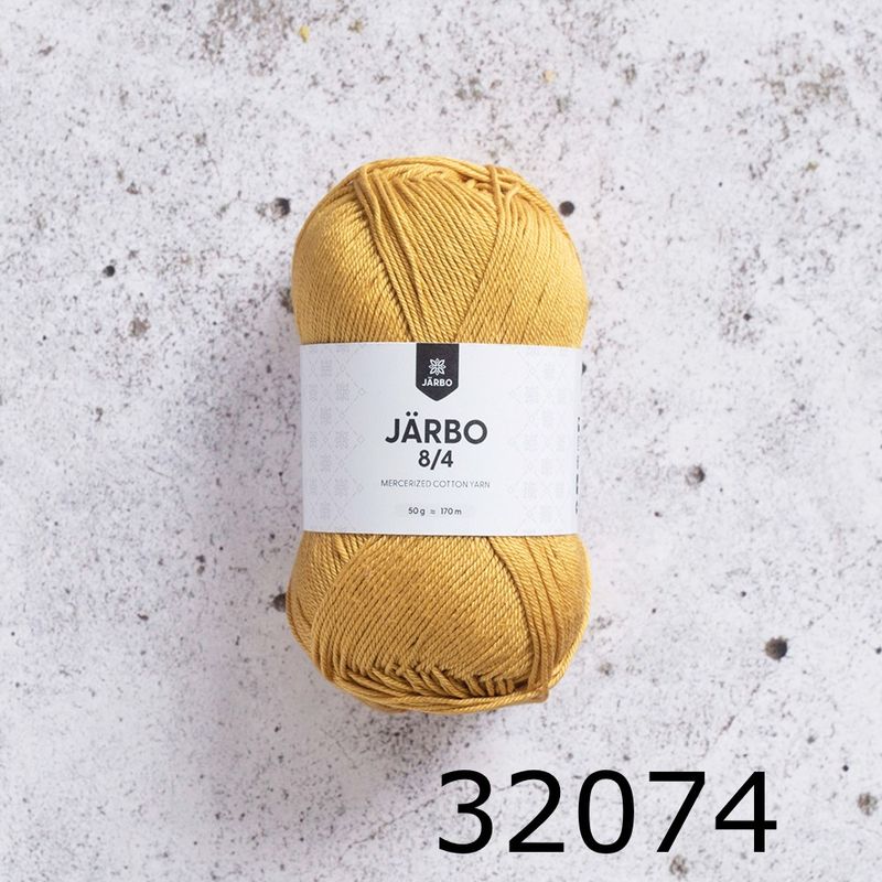 Järbo 8/4 bomullsgarn 50 gram - flere farger